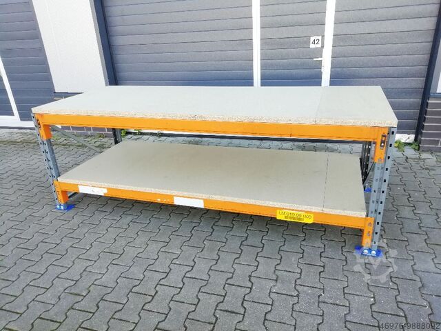 Верстак Рабочий стол Упаковочный стол Elvedi Dexion S2 /2.870 x 1.000 x 938mm/ Traversen 2.690 mm