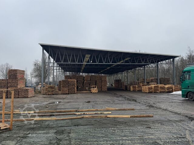 Промышленный стальной навес LLENTAB S4HR1 1900m2