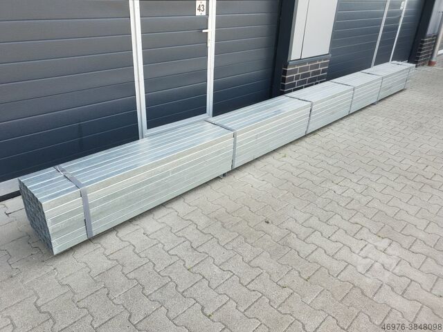 Труба квадратная стальная труба Gesamtlänge: 6.050 mm / Profilabm.: 50 x 50 mm / Feuerverzinkt