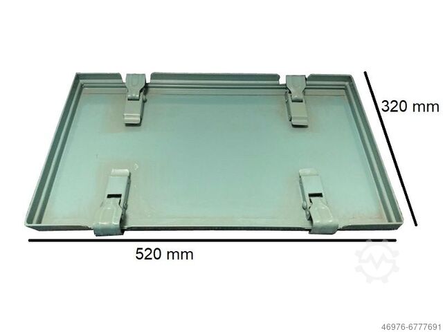 Закрывающаяся крышка Металлическая крышка Крышка SSI Schäfer VD-14/6-A / / 520x320x35 mm/ passend für Stapelkasten Schäfer 14/6-A