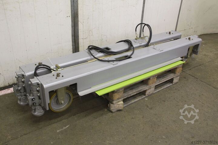 Транспортная тележка 3000 кг Blickle mit hydraulischer Abstützung lenkbar