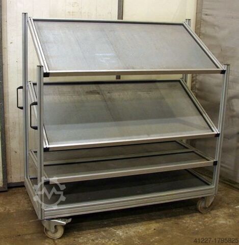 Многоуровневая тележка Транспортная тележка Монтажная тележка Alu 1600x860x1670