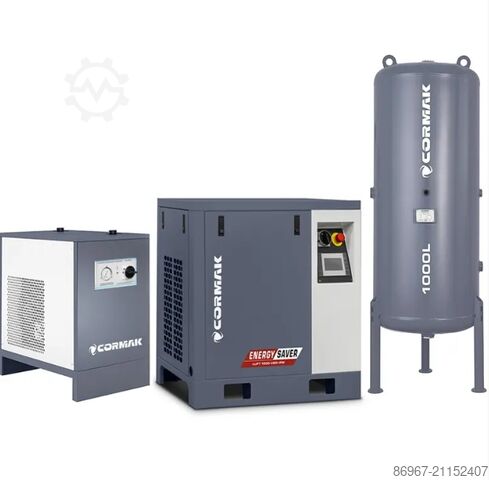 Комплект компрессор + осушитель + вертикальная ёмкость CORMAK LUFT 1000VSD + PM + N10S + 1000L PION