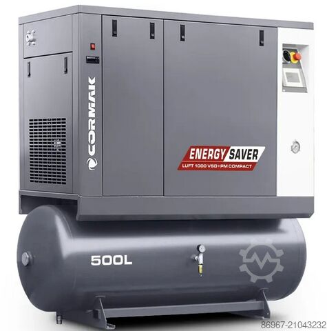 LUFT 1500 VSD+PM COMPACT + бак 500 л CORMAK LUFT 1500 VSD+PM COMPACT + 500L tank