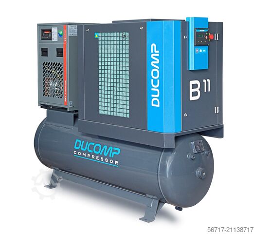 Винтовой компрессор + Воздушный ресивер + Осушитель DUCOMP BRD 11 kW