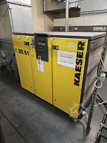 Винтовой компрессор 37 кВт 6,1 м³/мин KAESER BS61 37kw 6,1m3/min 7,5bar. 