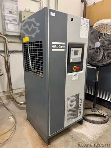 Холодоосушитель с винтовым компрессором FD70 Atlas Copco GA11VDS