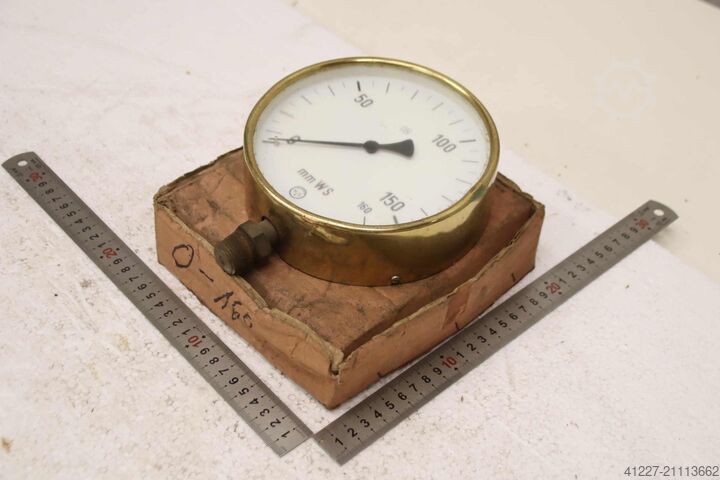 Манометр 0–0,016 бар / 0–160 мм вод. ст. HG Ø 160 mm