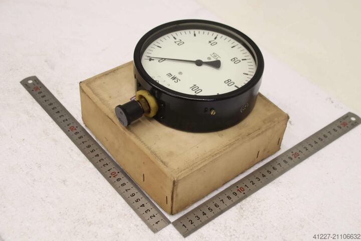 Манометр 0-10 бар / 0-100 м вод. ст. TGL 1/BM 20/2 160Ø 0-100mWs