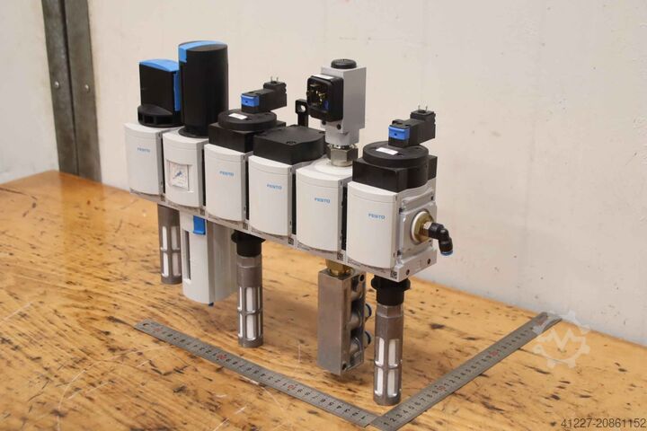 Обслуживающий блок фильтр-регулирующий клапан Festo MS6-EM1-1/2  M56-LFR  M56-EE  M56-DL  M56-FRM