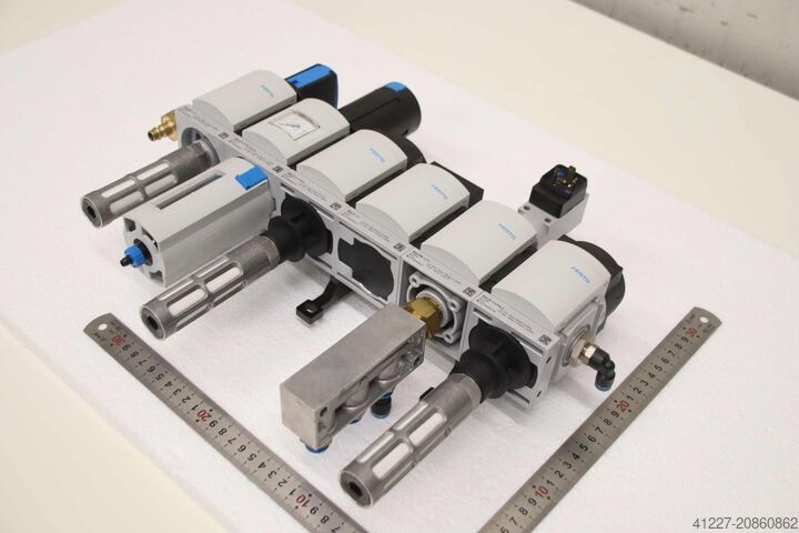 Обслуживающий блок фильтр-регулирующий клапан Festo MS6-EM1-1/2-S  M56-EE-1/2-V24-S