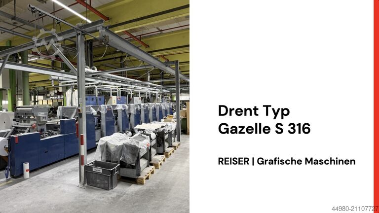 ротационная печатная машина Drent Gazelle S 316