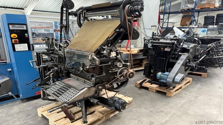 Различные устройства Linotype Modell I.D