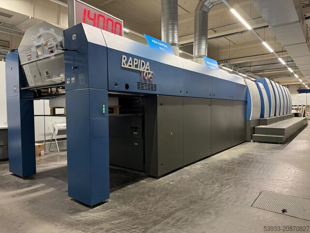 офсетная печатная машина KBA 106 HS SIS SPC-6+L ALV3 FAPC