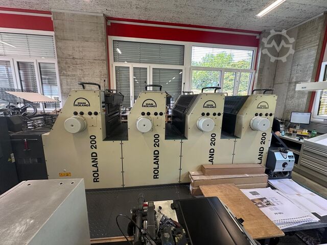 ЛИСТОВАЯ ОФСЕТНАЯ ПЕЧАТНАЯ МАШИНА Man Roland R 204 E 0B