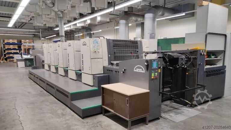 4 цвета Manroland R 504 OB +LV