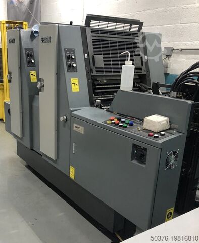 Качественная офсетная машина B3 с масляной ванной, бронзовой втулкой, системой автопластин и функцие Shinohara / Hans Gronhi 522