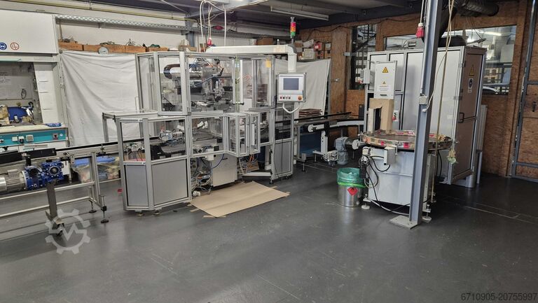 Шелкографическая машина для стеклянных бутылок GST Siebdruckmaschine G1000