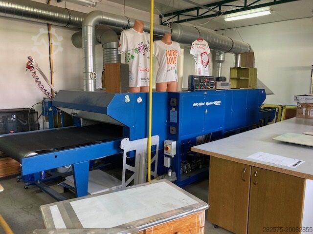 Сушильная печь для текстиля после шелкографии M&R Sprint M2000