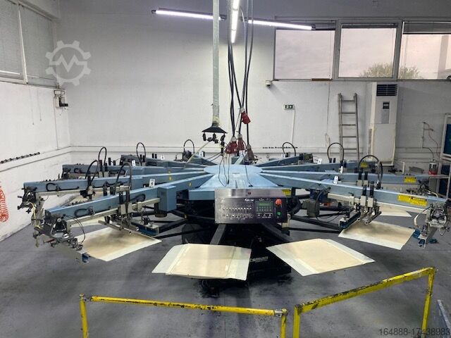 трафаретная печатная машина M&R 10/12 sportsman 12/10