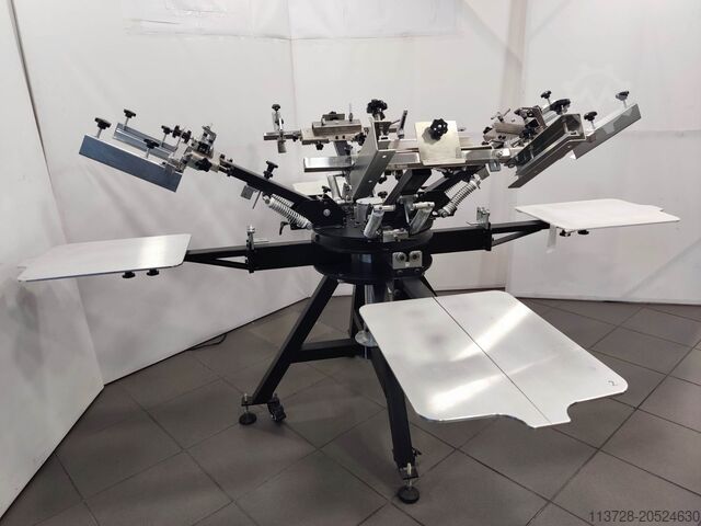 КАРУСЕЛЬ X 4 СТОЛА + ФЛЭШ + СУШИЛКА SCREEN PRINTING DMS 4 DMS 4 SUPER