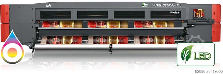 UV LED цифровой принтер, 5 метров EFI VUTEK GS5500 Lx Pro