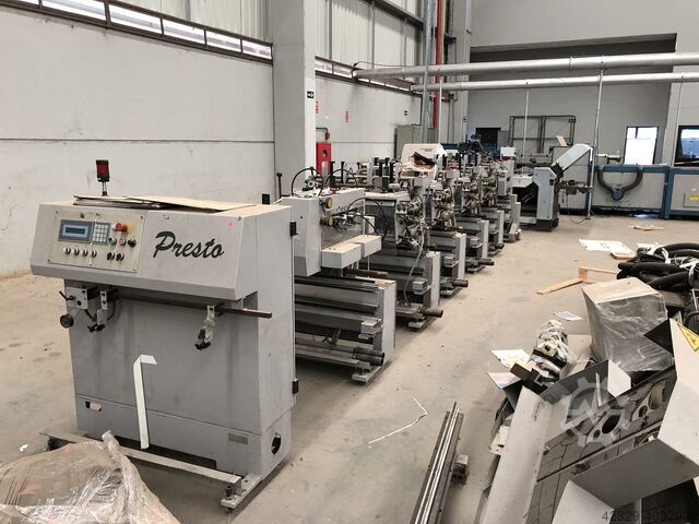 Седловые стежки с питателем и триммером Müller Martini Presto