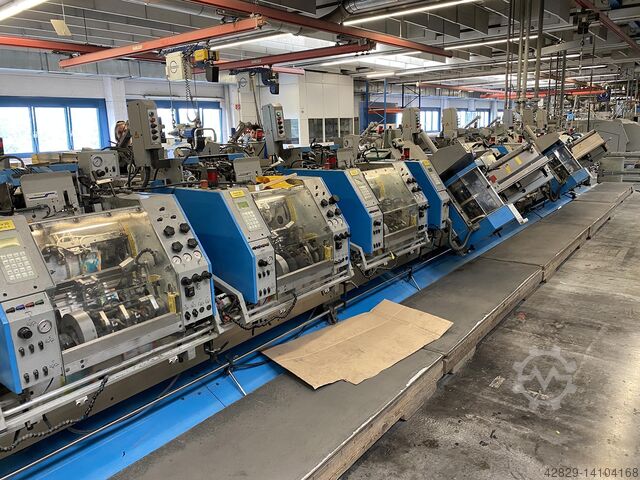 Седельная строчка с подающим устройством + трехножевой триммер MÜLLER MARTINI Supra