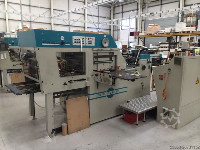 Пресс для горячего тиснения фольгой Gietz Gietz FSA 790 EFF