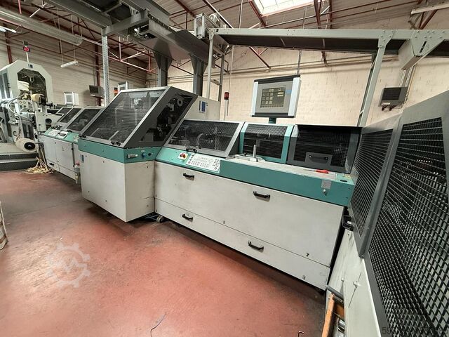 Линия по производству книг в твердом переплете Kolbus BF 527 + FE 604 + DS 391 (2004) Kolbus BF 527 + FE 604 + DS 391