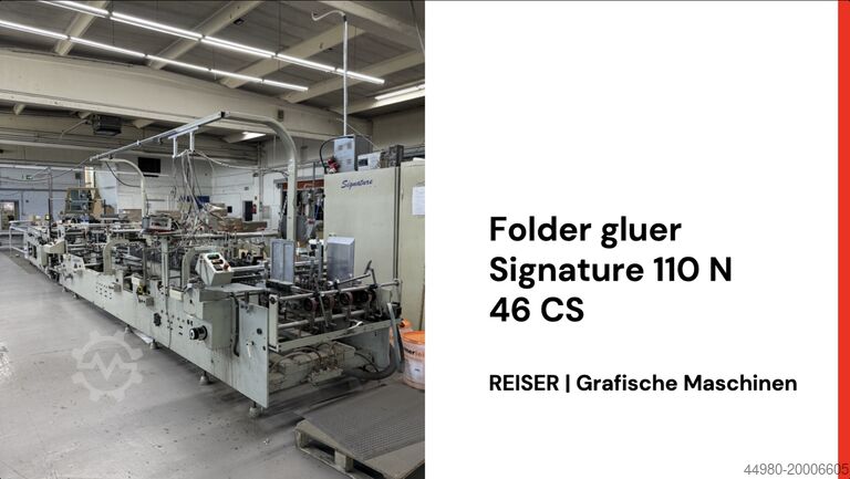 Машина для склеивания складных картонных коробок ACE Machinery Signature 110N 46CS