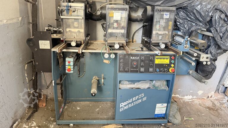 Автоматическая машина для горячего тиснения фольгой RAPID Generation III