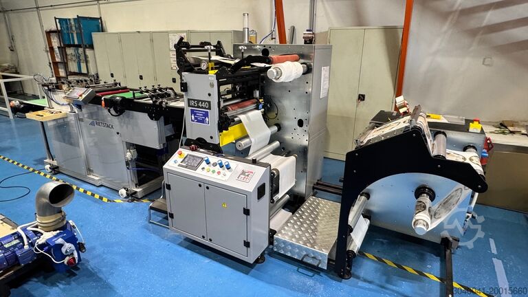 Ротационная высечка с непрерывным укладчиком RIETSTACK IRS 430