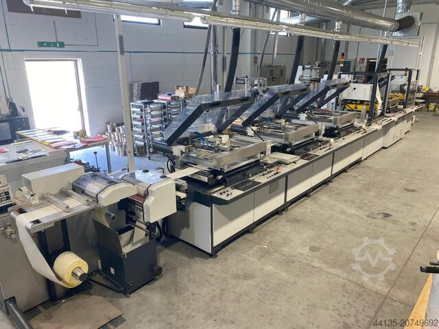 FGT Graphic Machinery - Labepress трафаретная печать PRISMA MS 330 - 4 x screen etc.