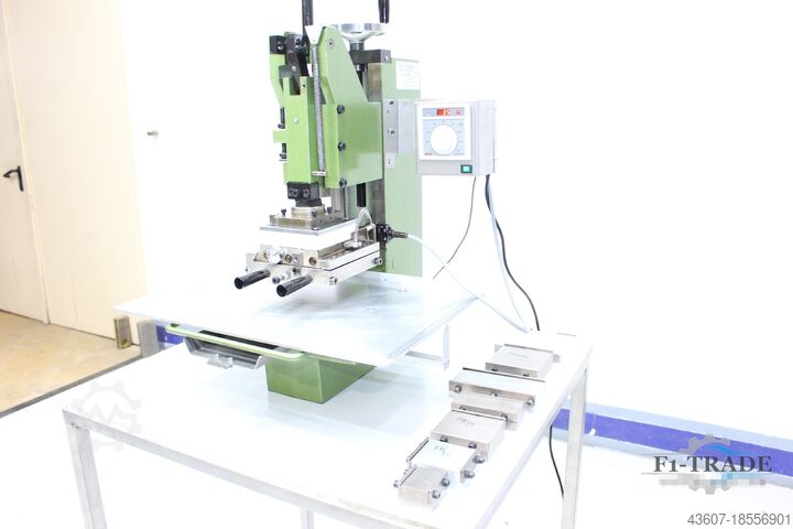 Машина для горячего тиснения фольгой / Горячее тиснение фольгой Baier GEBA 1/F