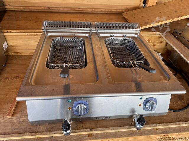 Электрическая настольная фритюрница 2x7 Electrolux Elektro Tischfritteuse 2x7