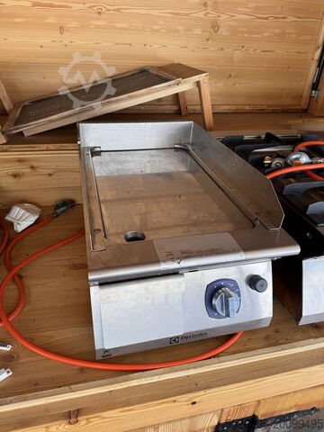 Газовая гладкая жарочная панель, хромированная Electrolux Gas-Bratplatte glatt verchromt