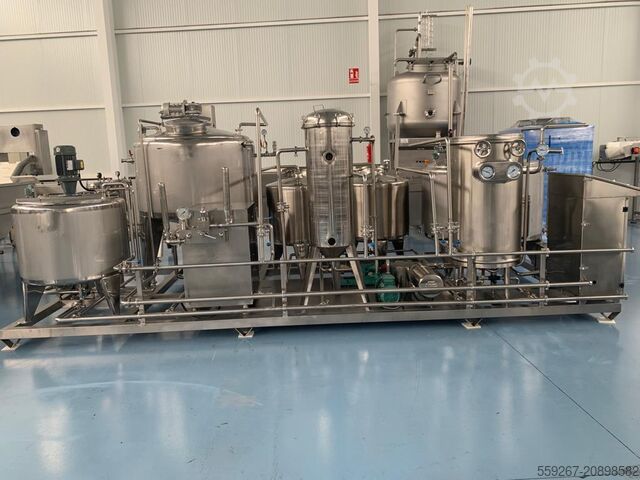 Линия смешивания для соков с гомогенизатором  