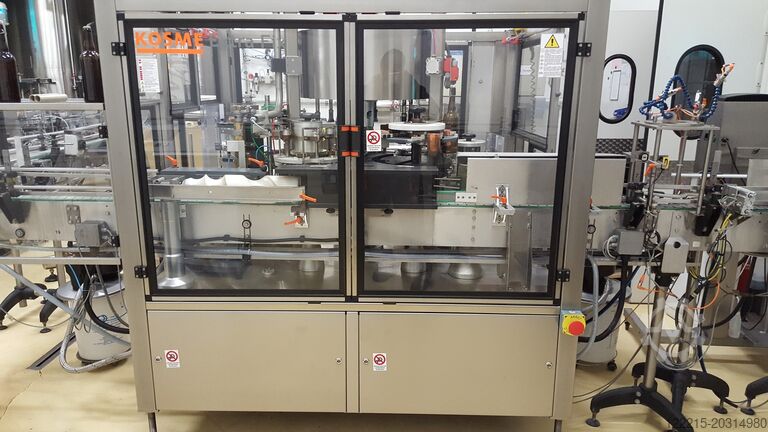 KOSME Extrafix 504/6 SC2 E3 этикетировочная машина для холодного/влажного клея (2010) KOSME Kaltleim / Nassleimetikettierer