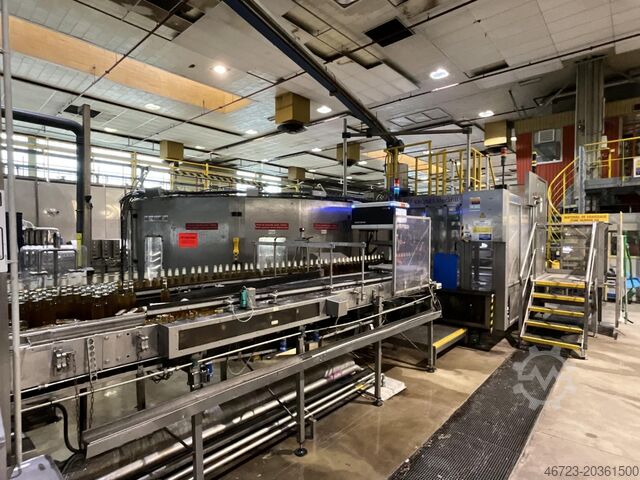 Линия розлива и укупорки пивных бутылок Krones Mecafill VKPV-144-094