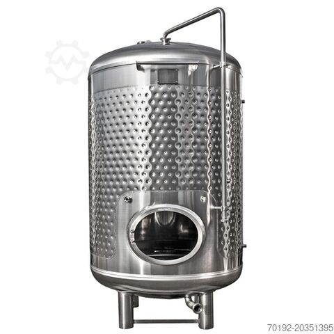 Новый заводской сосуд объемом 1175 литров с возможностью нагрева/охлаждения, изготовленный из V2A  10099