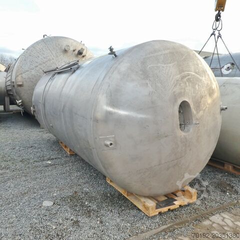 Давильный резервуар на 10 000 литров из V2A с полностью сварным изоляционным кожухом ABAB Allgemeine Behälter- u. Apparate Bau 7181