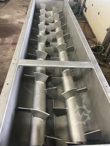 Двухвальный смеситель из нержавеющей стали  