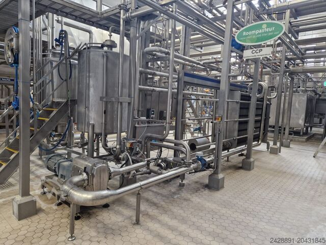 Линия пастеризации сливок Alfa Laval, Tetra Pak DURACIRC 73, Promag P / Promag P, LKH 20
