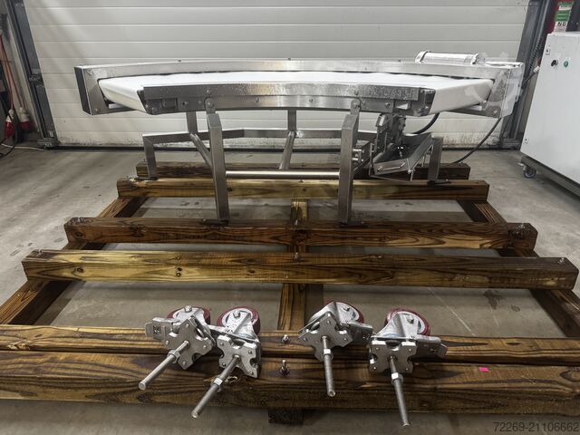 Конвейерная лента из нержавеющей стали с углом 90 градусов  