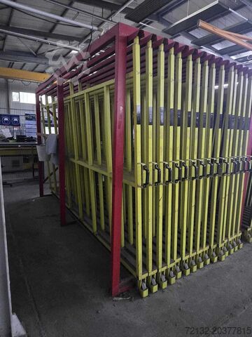 Стеллаж для хранения стекла / с наклоном влево Metall-Anlagenbauer L.R.