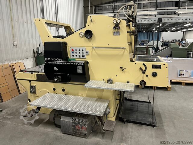 цилиндрическая высекальная машина для бумаги/картона Koenig & Bauer KBA Condor