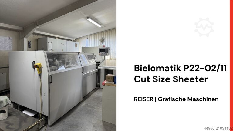 Перемоточный станок Bielomatik P22-02/11 Cut Size Sheeter