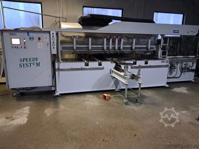 Автоматический станок для полировки кромок камня Comandulli SPEEDY SYSTEM D8