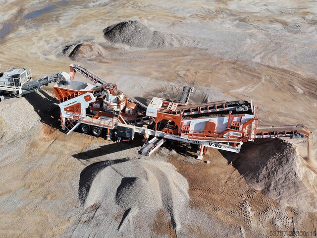 Мобильная дробильная установка / камнедробилка Constmach Mobile Crushing Plant Mobile vertical shaft impact crushing